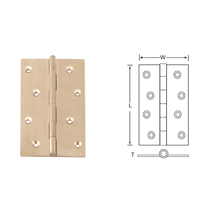 BRASS EXTRUDED BUTT HINGES