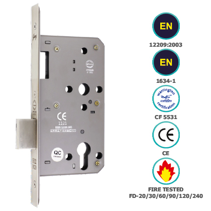 CE EURO PROFILE DEAD BOLT ONLY IN LOCK BODY DOUBLE THROW (72MM CENTRE)