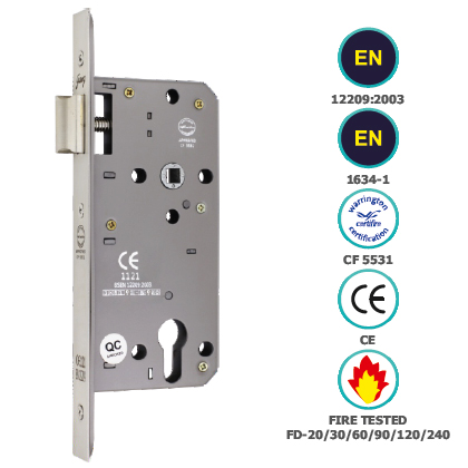 CE EURO PROFILE LATCH ONLY IN LOCK BODY (85MM CENTRE)