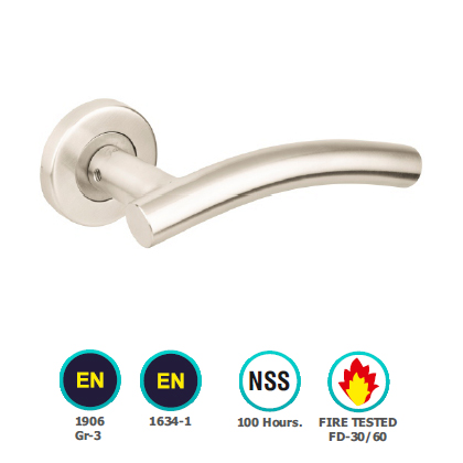 STAINLESS STEEL CURVE LEVER HANDLE