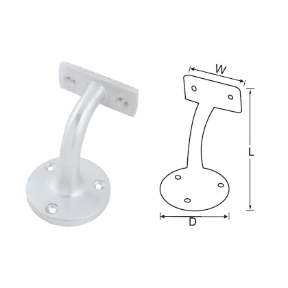 ALUMINIUM HANDRAIL BRACKET