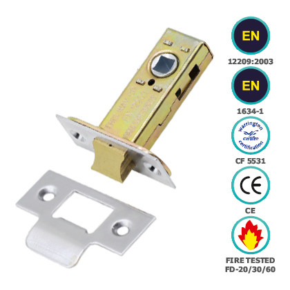 ARCHITECTURAL TUBULAR LATCH - CE CERTIFIED