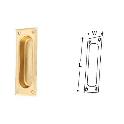 BRASS FLUSH PULL