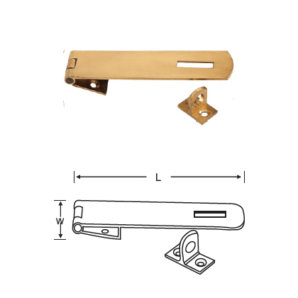 BRASS HASP & STAPLE