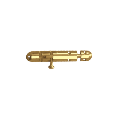 BRASS OVAL SHAPED TOWER BOLT 4\