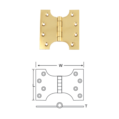 BRASS PARLIAMENT HINGES