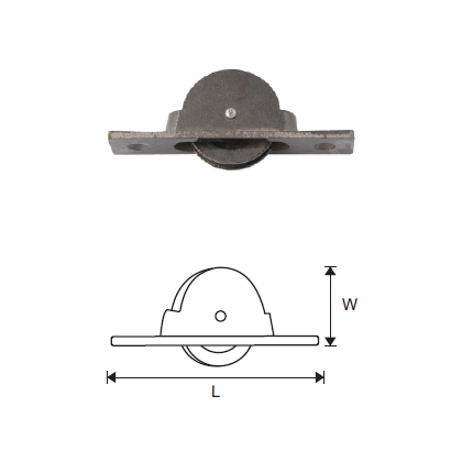 CAST IRON SASH PULLEY CAST WHEEL