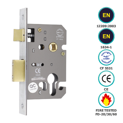 CE ARCHITECTURAL EURO PROFILE SASH LOCK CASE (FD-30/60)