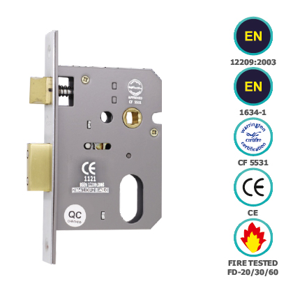 CE ARCHITECTURAL OVAL PROFILE SASH LOCK CASE (FD-60)