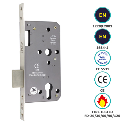 CE EURO PROFILE DEAD BOLT LOCK ONLY IN SASH LOCK BODY (72MM CENTRE)