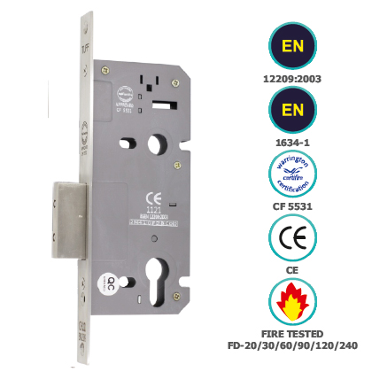 CE EURO PROFILE DEAD BOLT ONLY IN LOCK BODY (85MM CENTRE)