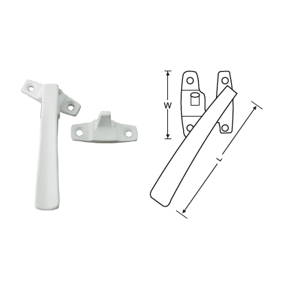 GZC2001: Z I N C DIE CAST CASEMENT FASTENER (WEDGE)