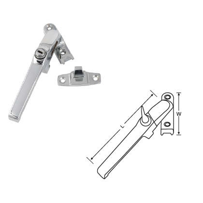 GZC2031 : Z I NC DIE CAST LOCKING CASEMENT FASTENER