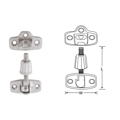 GZC2071 : Z I NC DIE CAST SASH FASTENER