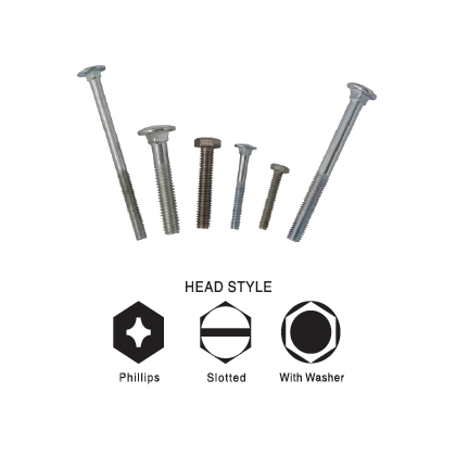 HEXAGON BOLTS & CARRIAGE BOLTS