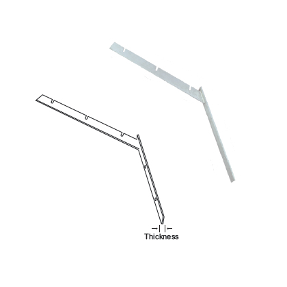 MILD STEEL BARBED WIRE BRACKET- FRONT FACE FIXING