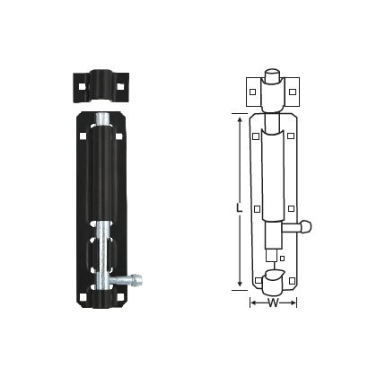 MILD STEEL BARREL BOLT