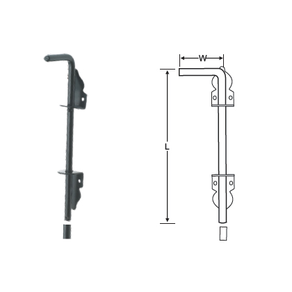 MILD STEEL CANE BOLT