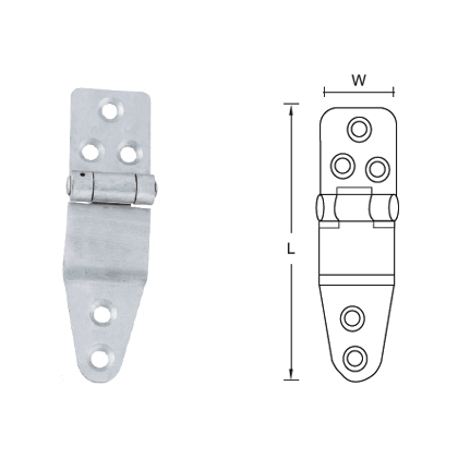 MILD STEEL CONTAINER HINGE