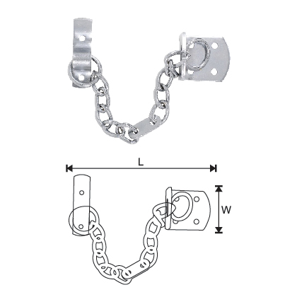 MILD STEEL DOOR CHAIN