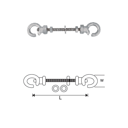 MILD STEEL DOUBLE POST HOOK