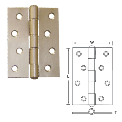 MILD STEEL DOUBLE STEEL WASHERED HINGES