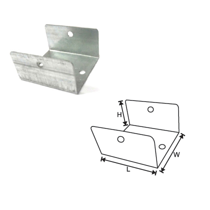 MILD STEEL FENCING PANEL CLIPS