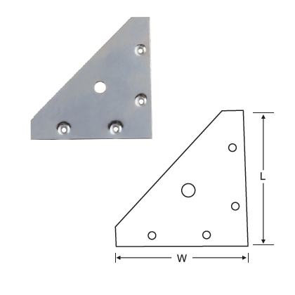 MILD STEEL FLANGE BRACKET