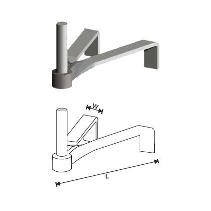 MILD STEEL HOOK FOR BRICK WORK