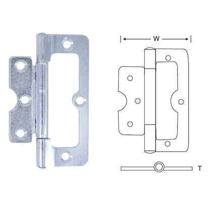 MILD STEEL HURLINGE, RADIUS CORNER CRANKED KNUCKLE, FIXED PIN