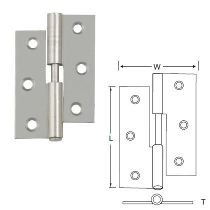 MILD STEEL LIFT OFF HINGES