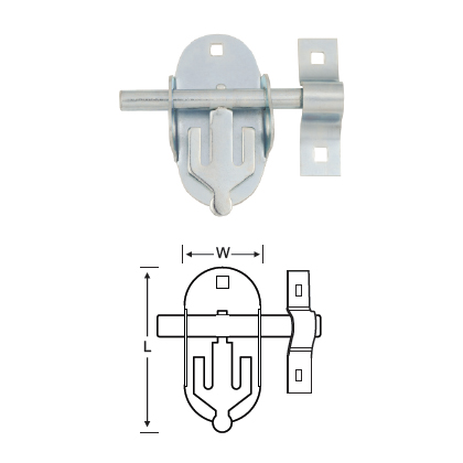 MILD STEEL OVAL PAD BOLT