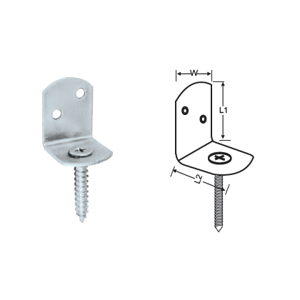 MILD STEEL SCREW IN PANEL CLIP