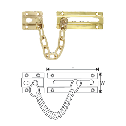 MILD STEEL SECURITY DOOR CHAIN