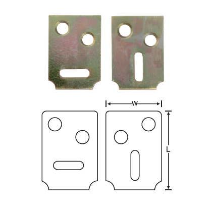 MILD STEEL SLOT PLATE (LIGHT) HORIZONTAL/ VERTICAL