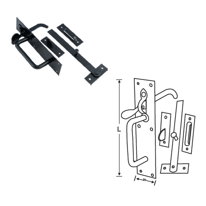 MILD STEEL SUFFOLK LATCH PREMIUM RANGE