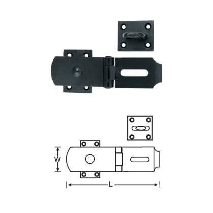 MILD STEEL SWIVEL LOCKING BAR