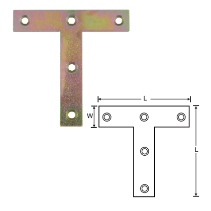 MILD STEEL TEE PLATE