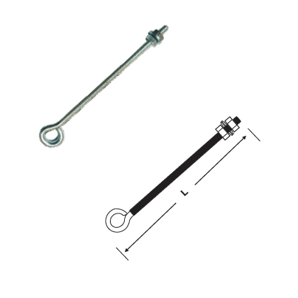 MILD STEEL UNWELDED EYE BOLTS