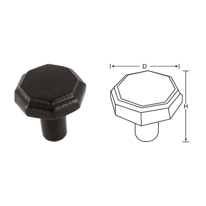 OCTAGONAL CABINET KNOB