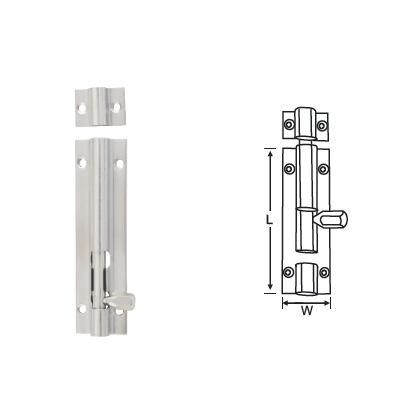 STAINLESS STEEL BARREL BOLT (HEAVY)