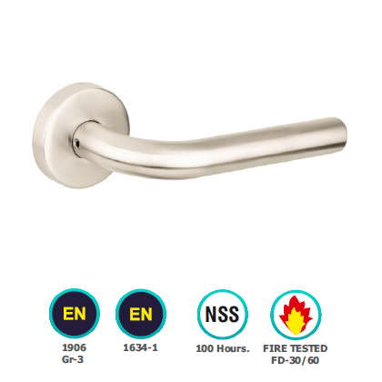 STAINLESS STEEL RADIUS LEVER HANDLE