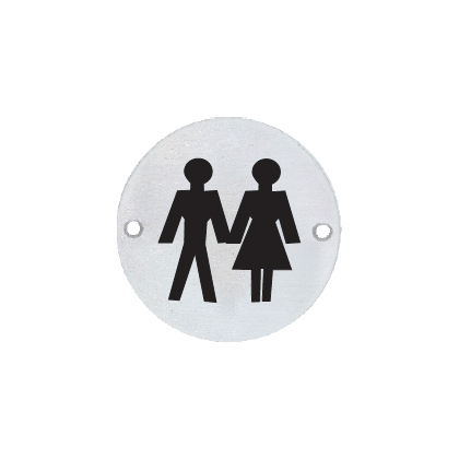 UNISEX SIGNAGES & PICTOGRAM (ROUND & RECTANGULAR)