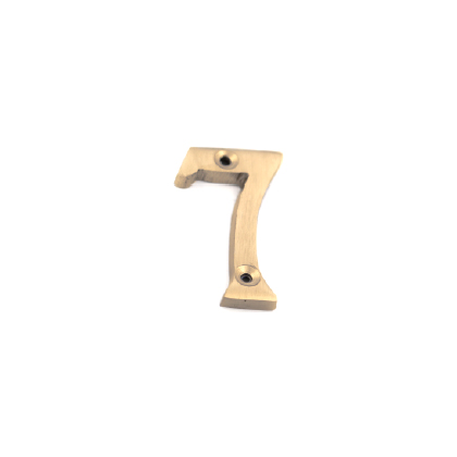 VICTORIAN BRASS NUMERALS 2\